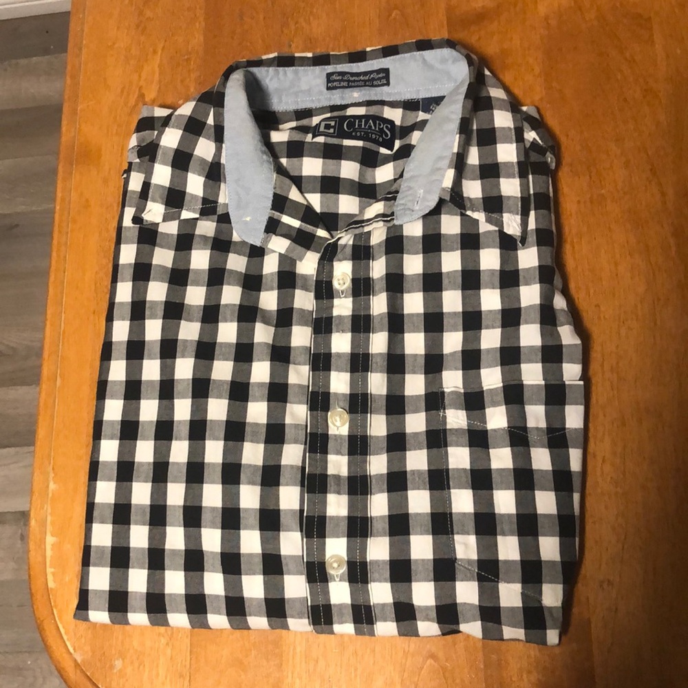 Chaps, Large, Like new button down